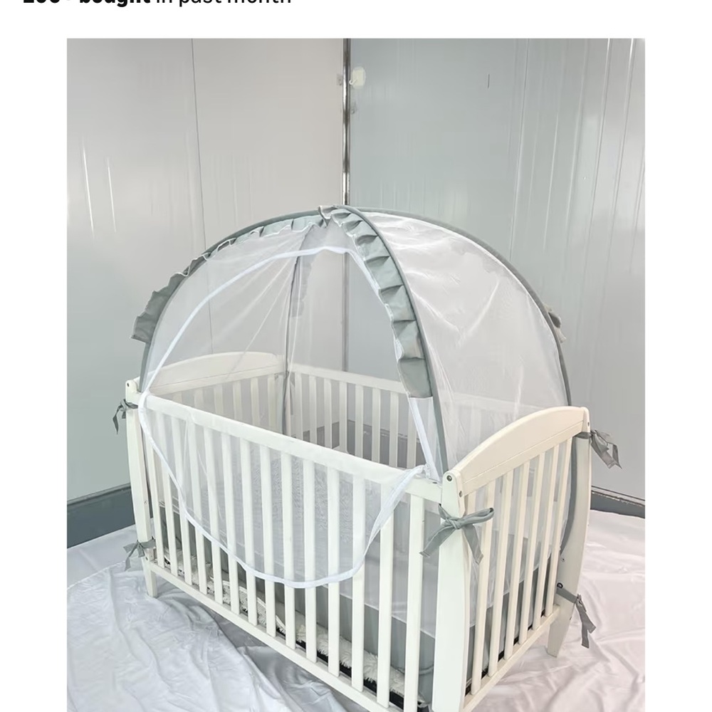 Light Gray Canopy Net